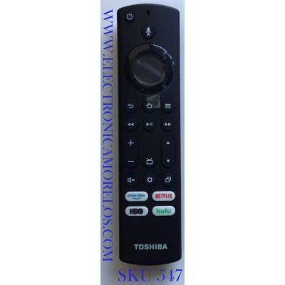 CONTROL REMOTO ORIGINAL PARA SMART TV TOSHIBA / COMANDO DE VOZ / NUMERO DE PARTE CT-RC1US-21 / 23608-YKF470 / PUW-2K19-YKF470 / MODELOS 32LF221U19 / 43LF421U19 / 43LF621U19 / 49LF421U19 / 50LF621U19 / 55LF621U19 / TF-50A810U19
